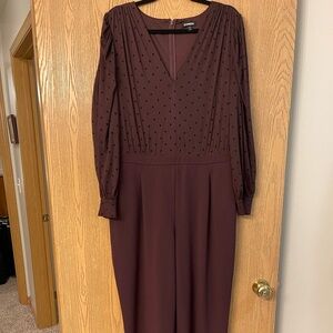 Express Maroon Long Sleeve Jumper